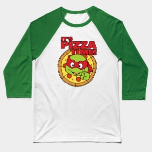 Raphael Pizza Time Baseball T-Shirt